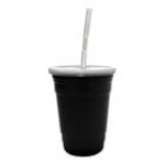 GET SC-16-SET-R To-Go 16 oz. Red Customizable Plastic Reusable Tumbler, Lid, and Straw Set - 24/Case GET SC-16-SET-R To-Go 16 oz. Red Customizable Plastic Reusable Tumbler, Lid, and Straw Set - 24/Case