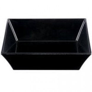 GET ML-247-BK 2.5 Qt. Black Siciliano Square Bowl - 6/Case