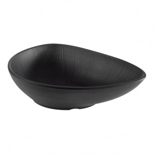 APS Nero 33.8 oz. Organic Melamine Bowl - 6/Case APS Nero 33.8 oz. Organic Melamine Bowl - 6/Case