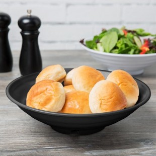 GET ML-73-BK Milano Black 2 Qt. Round Bowl - 12/Case GET ML-73-BK Milano Black 2 Qt. Round Bowl - 12/Case