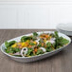 American Metalcraft MLRS21 Endurance 194 oz. Oblong Melamine Serving Bowl