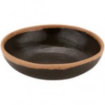 GET B-300-DVG Pottery Market 14 oz. Glazed Gray Melamine Bowl with White Trim - 12/Case GET B-300-DVG Pottery Market 14 oz. Glazed Gray Melamine Bowl with White Trim - 12/Case
