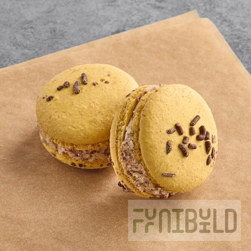 Macaron Centrale Vegan Ferrero Rocher Macaron - 48/Case