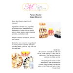 Macaron Centrale Vegan Ferrero Rocher Macaron - 48/Case