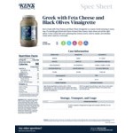 Ken's Foods 1 Gallon Greek Vinaigrette with Feta Cheese and Black Olives Dressing - 4/Case Ken's Foods 1 Gallon Greek Vinaigrette with Feta Cheese and Black Olives Dressing - 4/Case