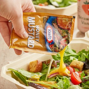 Kraft Honey Mustard Dressing Packet 1.5 oz. - 60/Case