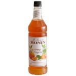 Monin Premium Orange Tangerine Flavoring Syrup 1 Liter - 4/Case Monin Premium Orange Tangerine Flavoring Syrup 1 Liter - 4/Case