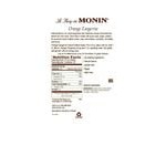 Monin Premium Orange Tangerine Flavoring Syrup 1 Liter - 4/Case Monin Premium Orange Tangerine Flavoring Syrup 1 Liter - 4/Case