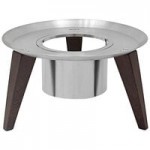 Spring USA Wynwood by Skyra 5 Qt. Stainless Steel Induction Serving Dish with Faux Wood Accents SK-14502180