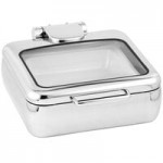 Eastern Tabletop Jazz Rock 4 Qt. Square Induction / Traditional Chafer with Stand 3997PL Eastern Tabletop Jazz Rock 4 Qt. Square Induction / Traditional Chafer with Stand 3997PL