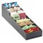 Cal-Mil 2059 Stackable Black Condiment Display - 6 1/2