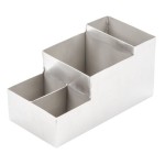 American Metalcraft BARS5 Stainless Steel Satin Finish Bar / Coffee Caddy American Metalcraft BARS5 Stainless Steel Satin Finish Bar / Coffee Caddy