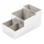 American Metalcraft BARS5 Stainless Steel Satin Finish Bar / Coffee Caddy American Metalcraft BARS5 Stainless Steel Satin Finish Bar / Coffee Caddy