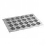 Baker's Lane 24 Cup 7 oz. Glazed Aluminized Steel Jumbo Muffin / Cupcake Pan - 18