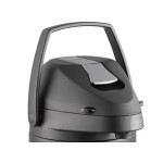 Acopa 2.2 Liter Stainless Steel Lined Matte Black Airpot with Metal Lever