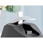 Acopa 2.2 Liter Stainless Steel Lined Matte Black Airpot with Metal Lever
