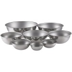 Vollrath 8 Piece Heavy-Duty Stainless Steel Mixing Bowl Set - 8/Set Vollrath 8 Piece Heavy-Duty Stainless Steel Mixing Bowl Set - 8/Set