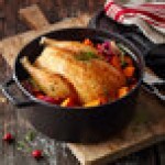 Staub 5.5 Qt. Black Enameled Cast Iron Dutch Oven 1003920