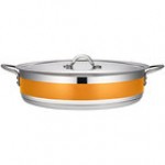 Bon Chef Country French X 9 Qt. Purple Stainless Steel Brazier Pot - 71032-CF2-P Bon Chef Country French X 9 Qt. Purple Stainless Steel Brazier Pot - 71032-CF2-P