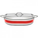 Bon Chef Country French X 9 Qt. Purple Stainless Steel Brazier Pot - 71032-CF2-P Bon Chef Country French X 9 Qt. Purple Stainless Steel Brazier Pot - 71032-CF2-P