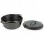 Lodge L10DOL3 7 Qt. Pre-Seasoned Cast Iron Dutch Oven with Dual Handles