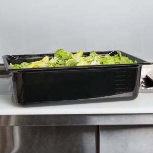 Vollrath 8006420 Super Pan® Full Size Black Polycarbonate Food Pan - 6
