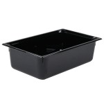 Vollrath 8006420 Super Pan® Full Size Black Polycarbonate Food Pan - 6
