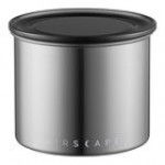 Planetary Design Airscape 10 oz. Matte Black Stainless Steel Round Airtight Food Storage Container AS1704