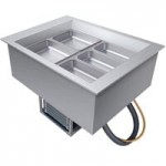 Hatco CWBP-1 One Pan Drop-In Refrigerated Cold Food Well with Drain - 120V Hatco CWBP-1 One Pan Drop-In Refrigerated Cold Food Well with Drain - 120V