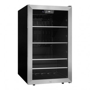 Danby DBC045L1SS 4.5 Cu. Ft. Stainless Steel Glass Door Beverage Refrigerator