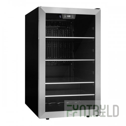 Danby DBC045L1SS 4.5 Cu. Ft. Stainless Steel Glass Door Beverage Refrigerator