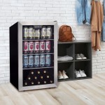 Danby DBC045L1SS 4.5 Cu. Ft. Stainless Steel Glass Door Beverage Refrigerator