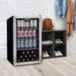 Danby DBC045L1SS 4.5 Cu. Ft. Stainless Steel Glass Door Beverage Refrigerator
