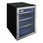 Danby DBC045L1SS 4.5 Cu. Ft. Stainless Steel Glass Door Beverage Refrigerator