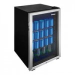Danby DBC045L1SS 4.5 Cu. Ft. Stainless Steel Glass Door Beverage Refrigerator
