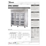 True STR3R-3G-HC Spec Series 77 3/4 True STR3R-3G-HC Spec Series 77 3/4