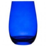 Stolzle Elements from Global Tableware Collective 15.75 oz. China Blue Stemless Wine Glass / Tumbler - 6/Pack