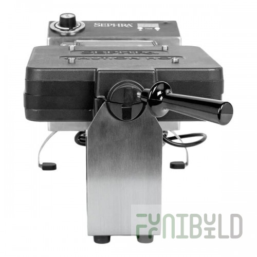 Sephra 14039-A Plus Non-Stick Commercial Waffle Maker with Waffle Ball Plates - 120V, 1,780W