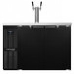 Continental Refrigerator KC50-N Double Tap Kegerator Beer Dispenser - Black, (2) 1/2 Keg Capacity Continental Refrigerator KC50-N Double Tap Kegerator Beer Dispenser - Black, (2) 1/2 Keg Capacity