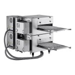 Cooking Performance Group ICOE-50-K2D Double Stacked Countertop Impinger Electric Conveyor Oven with 50 Cooking Performance Group ICOE-50-K2D Double Stacked Countertop Impinger Electric Conveyor Oven with 50