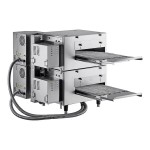 Cooking Performance Group ICOE-50-K2D Double Stacked Countertop Impinger Electric Conveyor Oven with 50 Cooking Performance Group ICOE-50-K2D Double Stacked Countertop Impinger Electric Conveyor Oven with 50