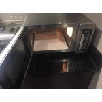 Amana RFS18TS Medium Duty Stainless Steel Commercial Microwave with Push Button Controls - 208/240V, 1800W Amana RFS18TS Medium Duty Stainless Steel Commercial Microwave with Push Button Controls - 208/240V, 1800W