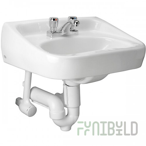 Zurn Elkay One Z.L7.M Manual Faucet Lavatory System with Wall Hung Lavatory - 20