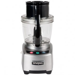 Waring WFP16S 4 Qt. Clear Batch Bowl Food Processor with Vegetable Prep Lid Chute and 3 Discs - 2 hp Waring WFP16S 4 Qt. Clear Batch Bowl Food Processor with Vegetable Prep Lid Chute and 3 Discs - 2 hp