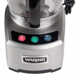 Waring WFP16S 4 Qt. Clear Batch Bowl Food Processor with Vegetable Prep Lid Chute and 3 Discs - 2 hp Waring WFP16S 4 Qt. Clear Batch Bowl Food Processor with Vegetable Prep Lid Chute and 3 Discs - 2 hp