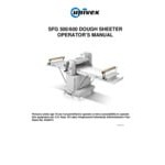 Univex SFG500B Countertop Reversible Dough Sheeter - 220V, 3/4 hp Univex SFG500B Countertop Reversible Dough Sheeter - 220V, 3/4 hp