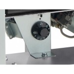 MainStreet Equipment Liquid Propane 40 lb. Stainless Steel Floor Fryer - 90,000 BTU