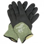 Cordova Power-Cor Yellow Cut Resistant Gloves with Blue Latex Palm Coating - Vendpacked - Extra Large Cordova Power-Cor Yellow Cut Resistant Gloves with Blue Latex Palm Coating - Vendpacked - Extra Large