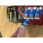 3M ScotchTM 0.017 oz. Single-Use Liquid Super Glue 7000047643 - 4/Pack