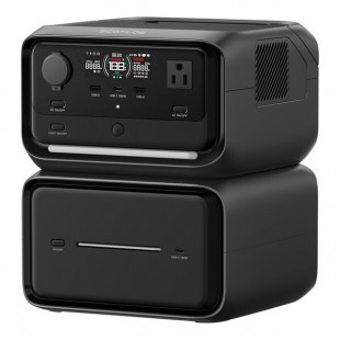 EcoFlow RIVER 3 Max Plus EFRIVER3MAXPLUS-US-CBOX Lithium-Ion Portable Power Station and Extra Battery
